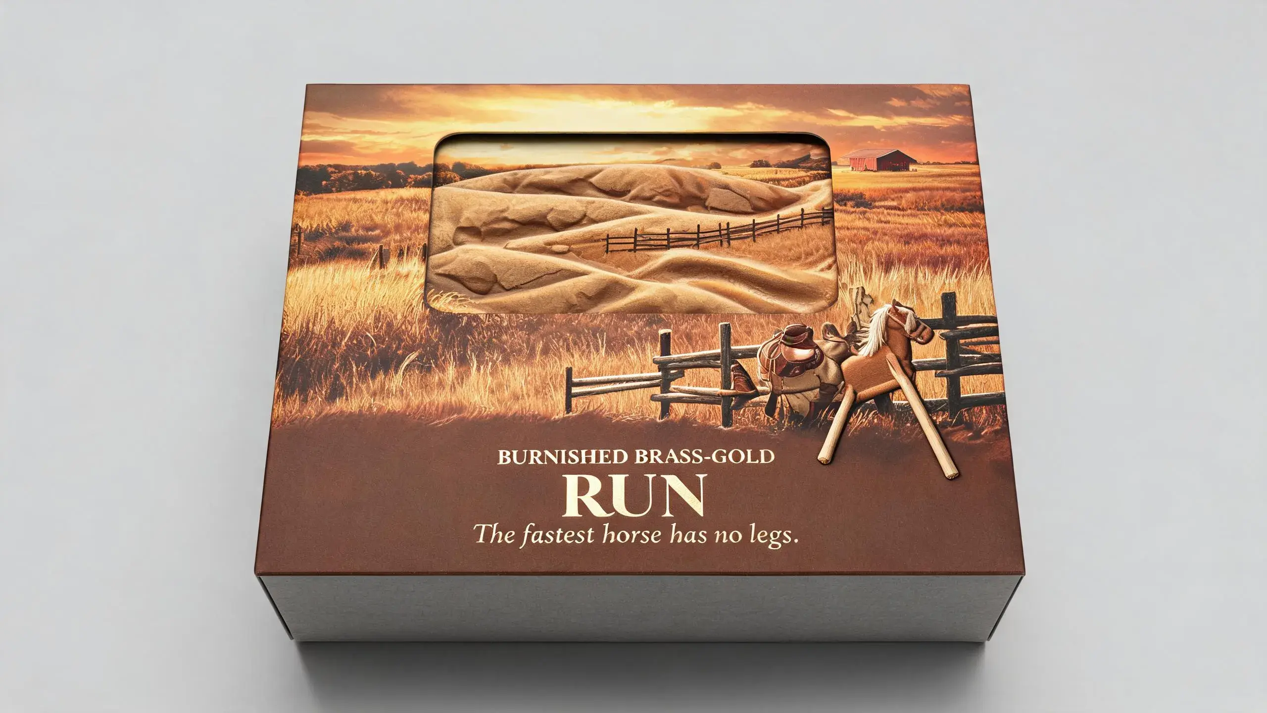 STICK HORSE · RUN · 纸塑浮雕玩具包装